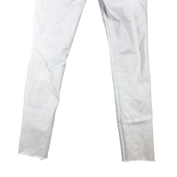 PacSun Men’s 30x32 Light Blue Skinny Jeans – Distressed Raw Hem, Active Stretch - Picture 11 of 11